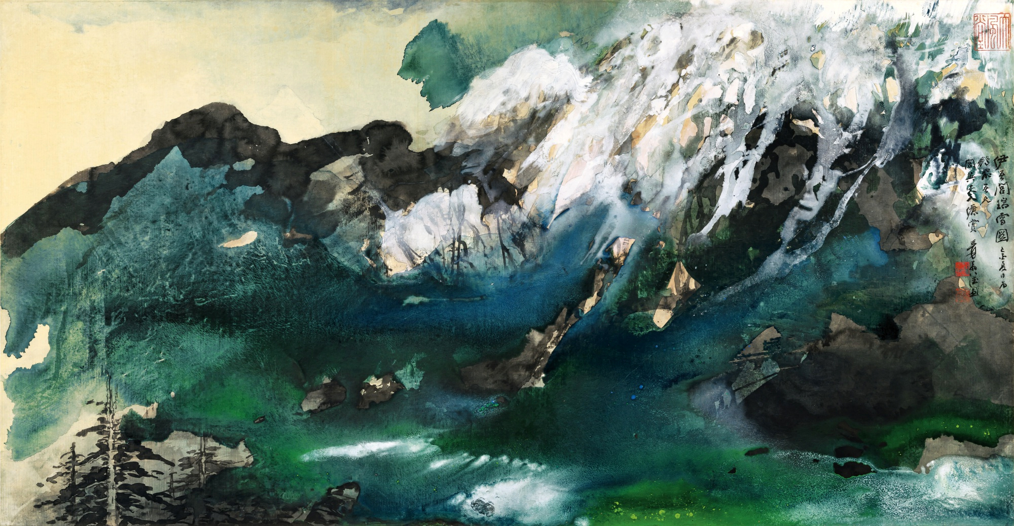  장대천(Zhang Daqian, 張大千), 중국, 화가, 1899-1983