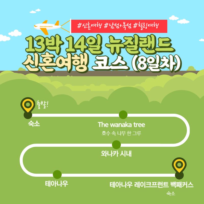  [13박 14일 뉴질랜드 신혼여행 8일차] 남섬 / 와나카 트리 - 와나카 시내 - 테아나우