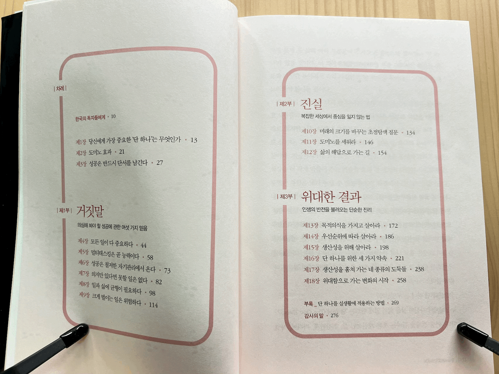 원씽 차례