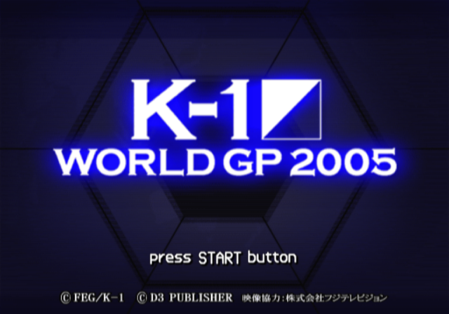  D3 퍼블리셔 / 대전격투 - K-1 월드 그랑프리 2005 ケイワンワールドグランプリニセンゴ - K-1 World GP 2005 (PS2 - iso 다운로드)
