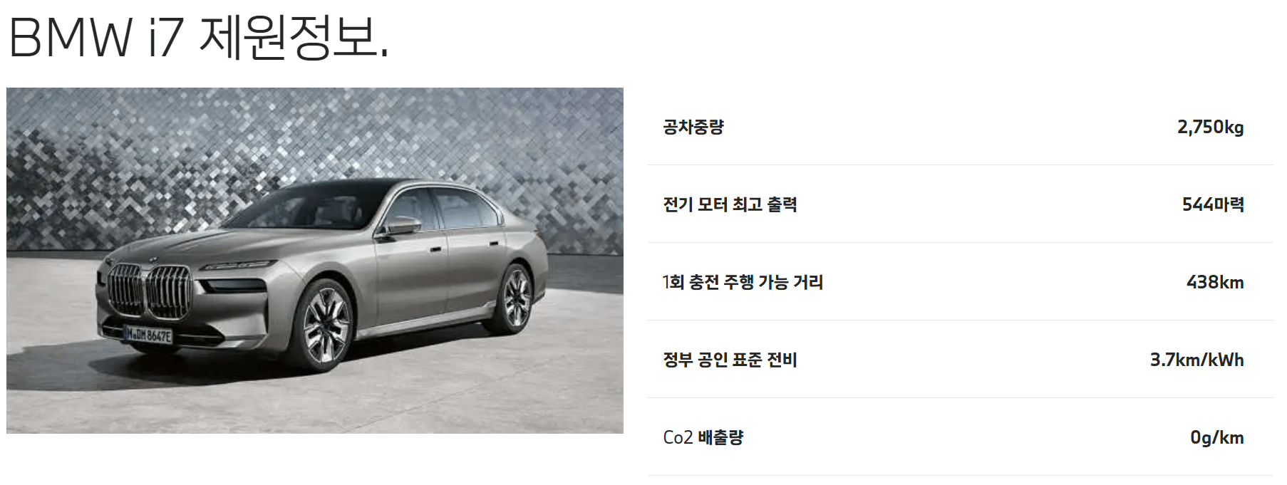 BMW i7 전기차 가격 할인 사전예약