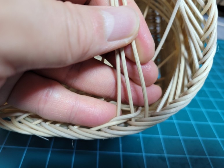 라탄 사각 바구니 만들기 사각바구니 6