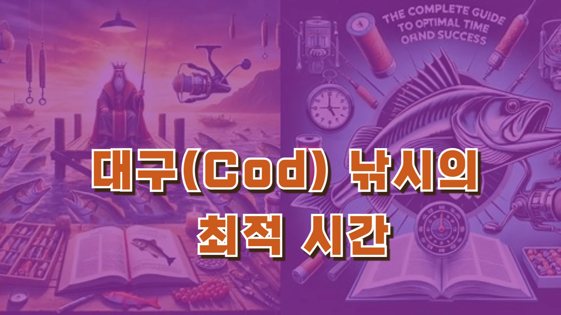 대구(Cod) 낚시의 최적 시간과 성공을 위한 완벽한 가이드