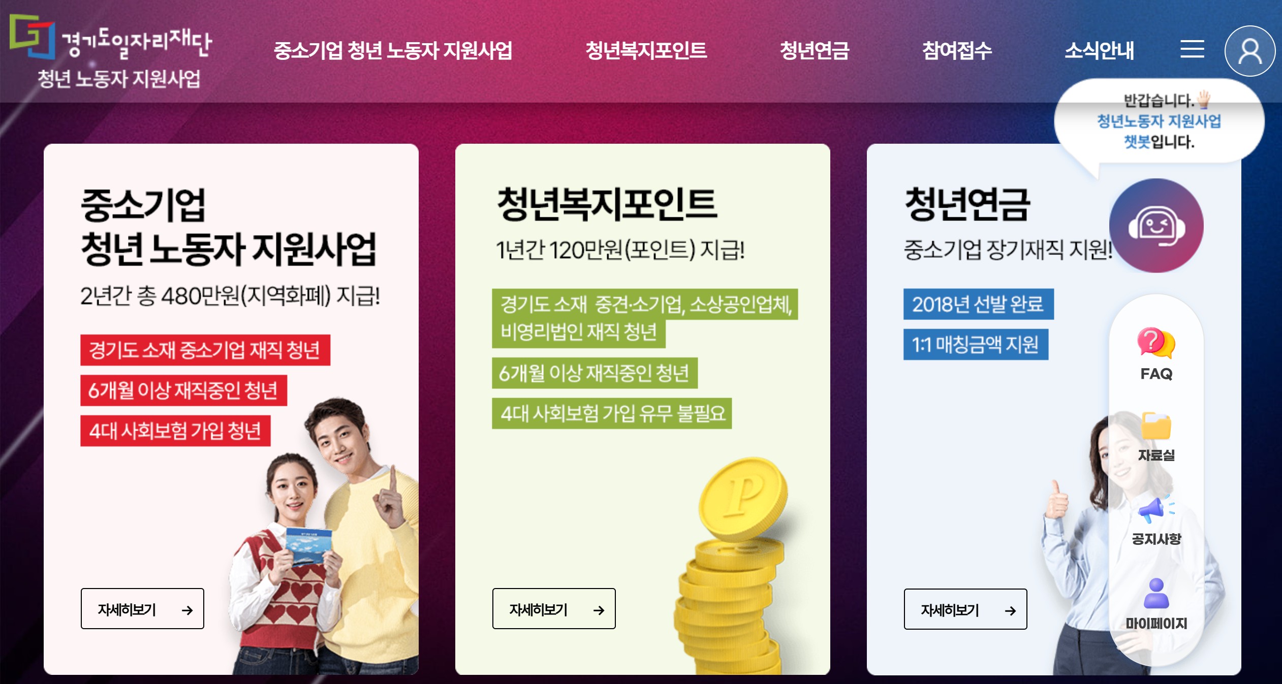 청년 노동자 지원사업