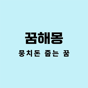 돈줍는꿈