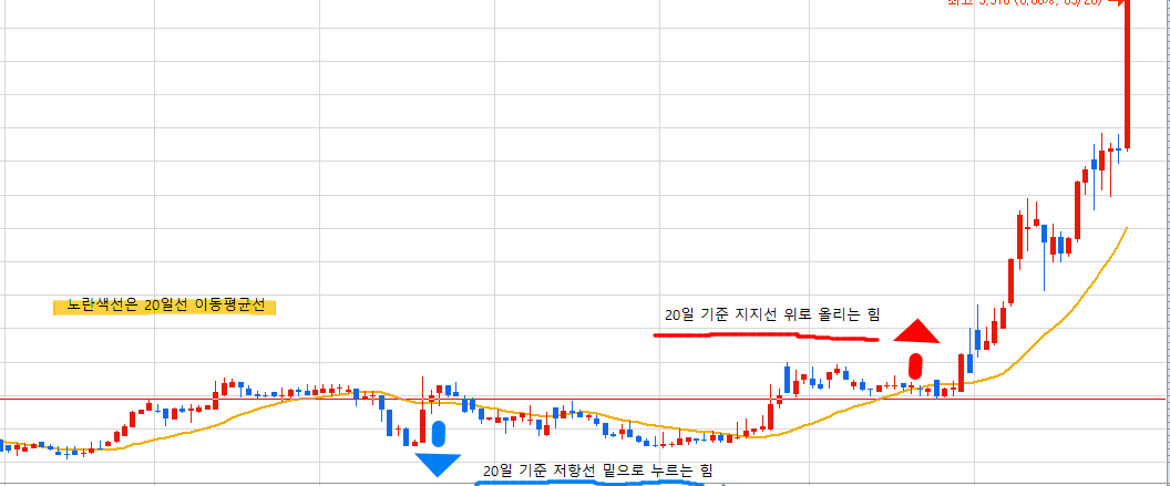 20일선 이동평균선