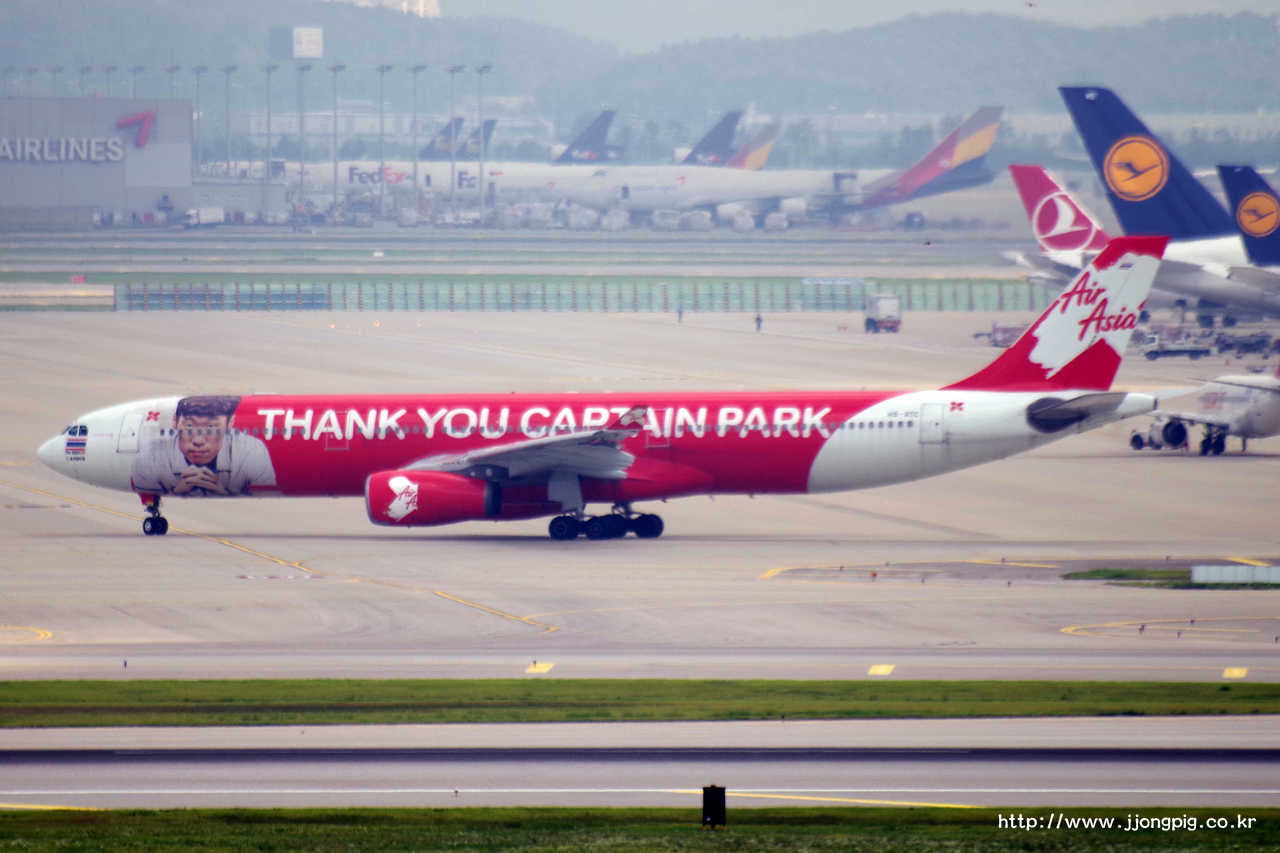 0 Thai AirAsia X XJ TAX HS-XTC A330-300 Airbus A330-300 A333 인천공항 Incheon International 서울 Seoul ICN RKSI