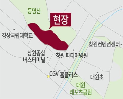 창원 롯데캐슬 포레스트 현장 오시는 길