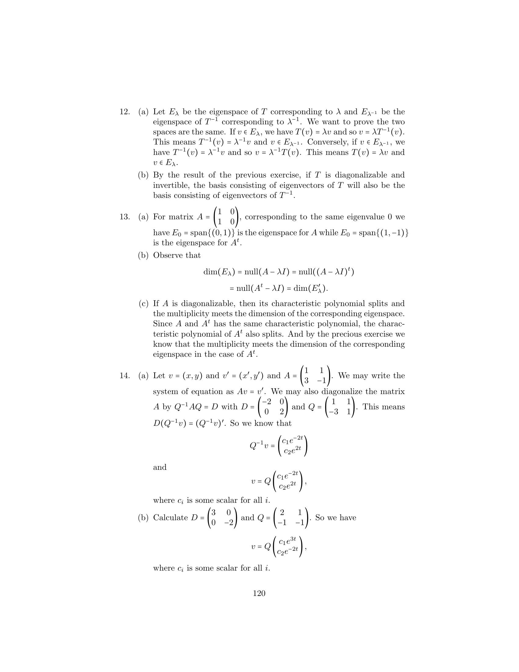 Solutions To Linear Algebra Stephen H Friedberg Fourth Edition Chapter 5