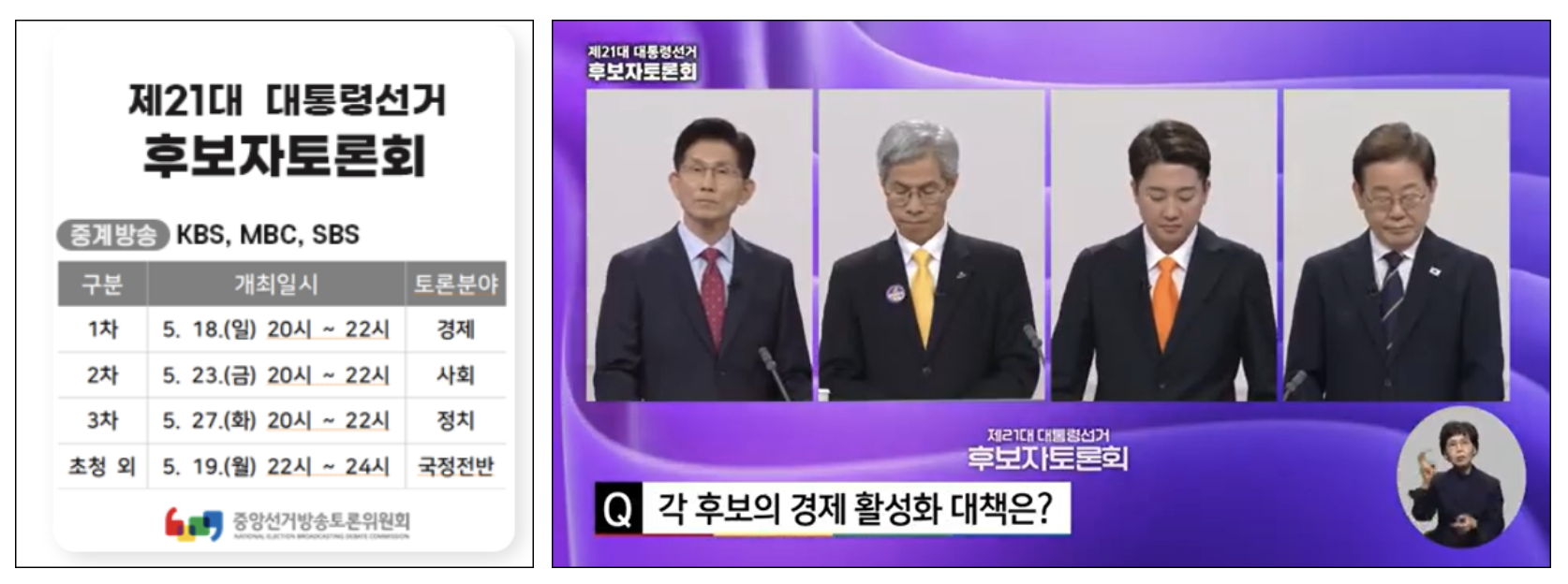 2025 대통령 선거 TV토론 총정 일정·주제·후보 전략까지 한눈에 2 2025 대통령 선거 TV토론 총정 일정·주제·후보 전략까지 한눈에