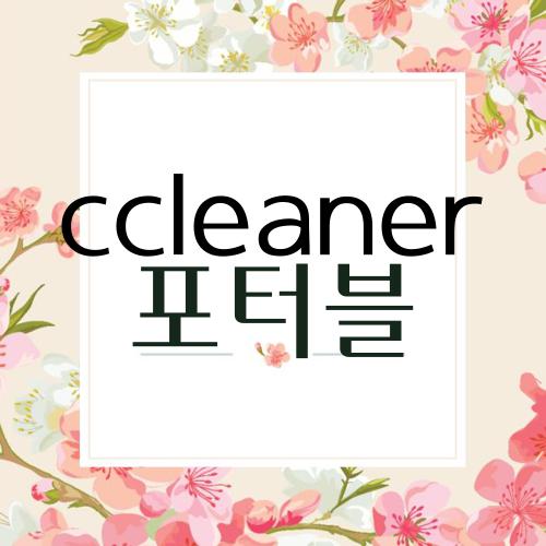 ccleaner 포터블