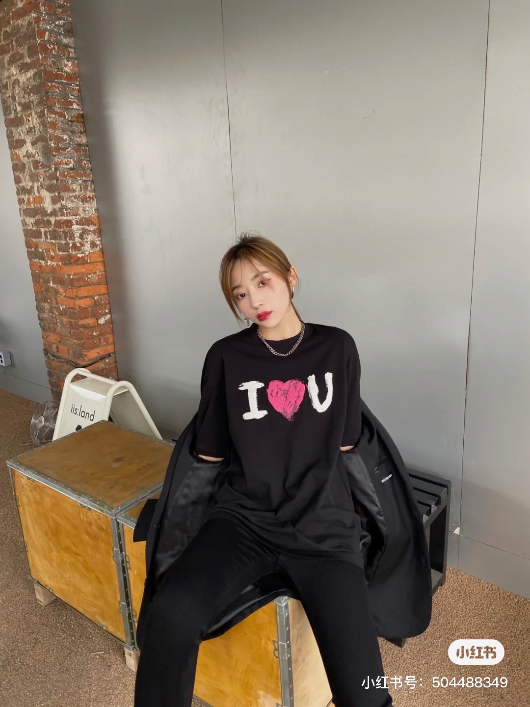  [BALENCIAGA] 발렌시아가 아이러브유 반팔 티셔츠 612966 TIBL5 1070 (2 COLOR)