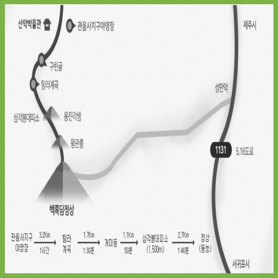한라산 1박 2일 등산 코스 추천