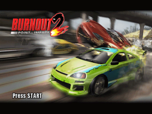  Acclaim Entertainment - 번아웃 2 포인트 오브 임팩트 북미판 Burnout 2 Point of Impact USA (게임큐브 - GC - iso 다운로드)