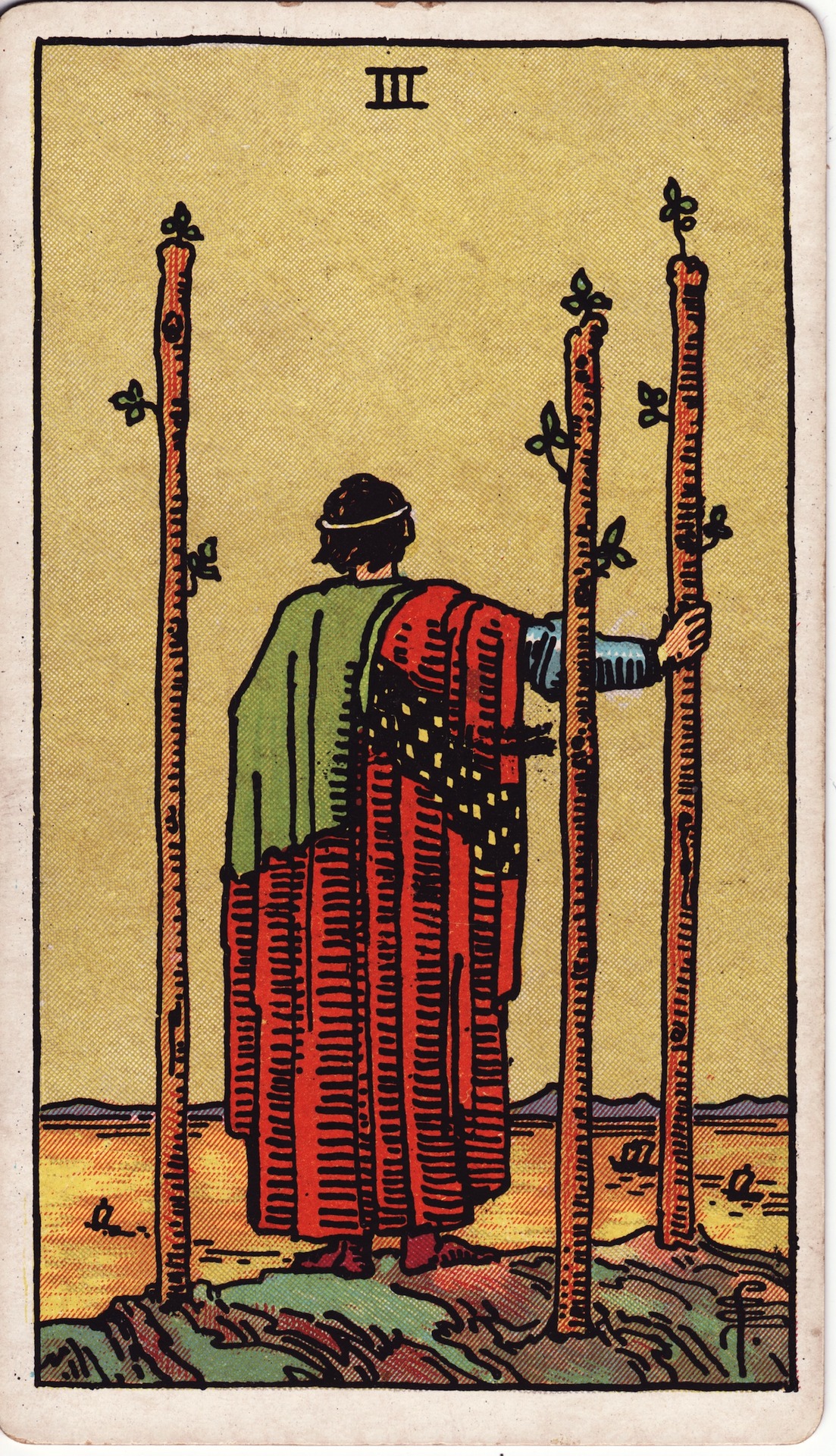 쓰리 오브 완드 (Three of Wands)