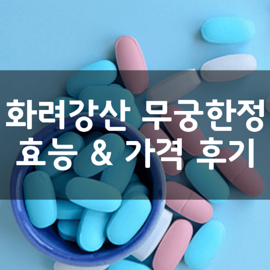 화려강산-무궁한정-무궁화정-뜻-성분-효능-복용법-가격-내돈내산-후기-정리
