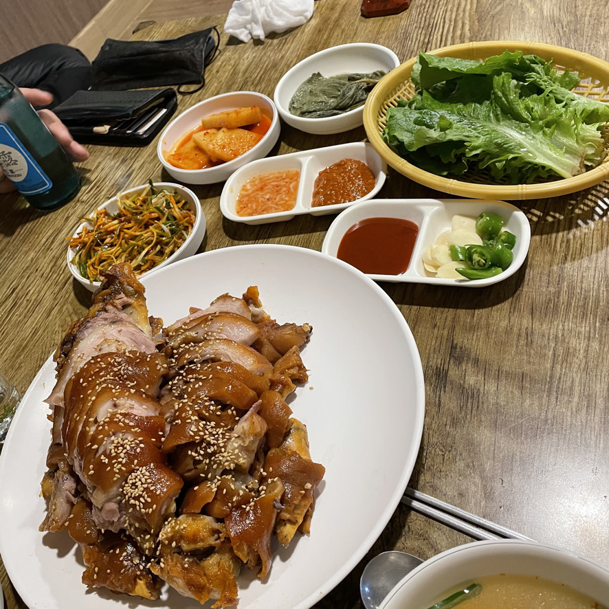 봄 꽃길김밥 이미지
