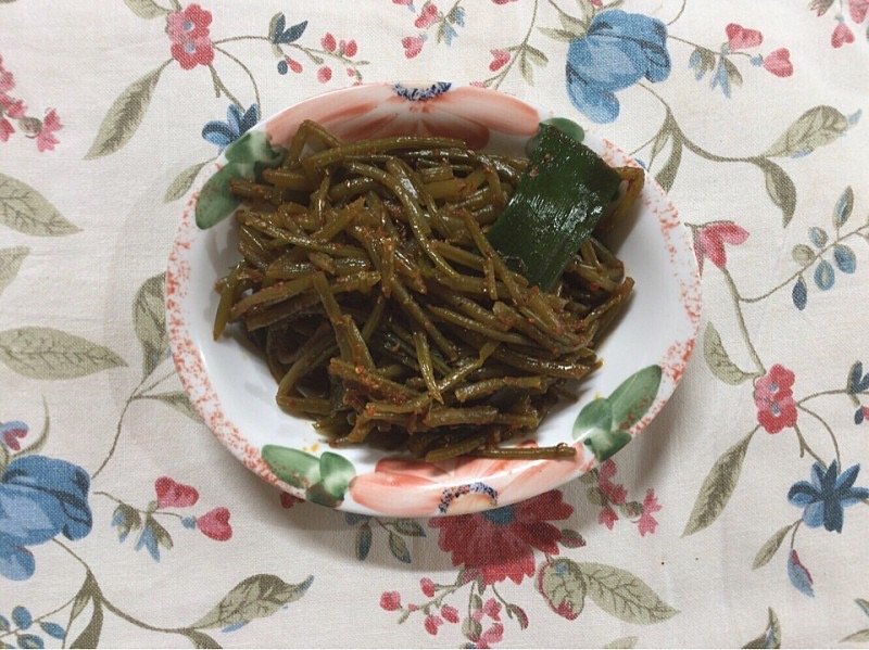  더워야 제맛인 여름채소, 고구마순나물