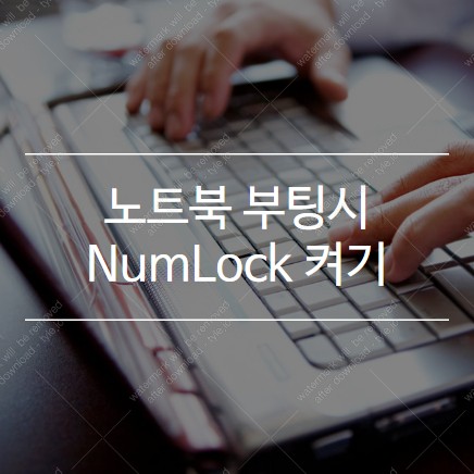  노트북 NumLock 상시 켜기