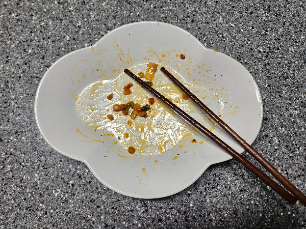 새우베이컨오징어젓 오일파스타 냠냠 끝