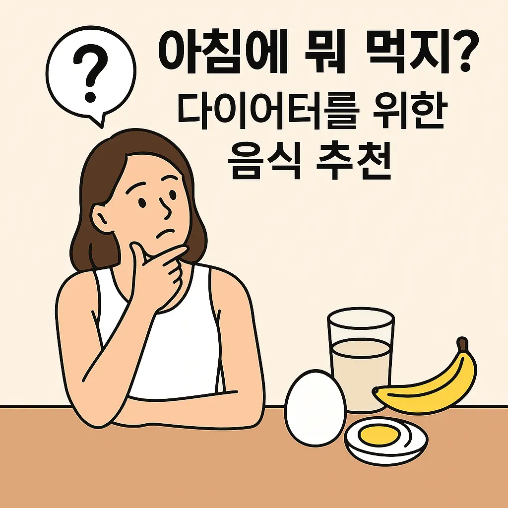 아침에 뭐먹지? 다이어터를 위한 음식 추천 썸네일 이미지