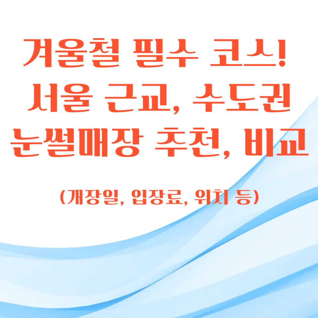 눈썰매장