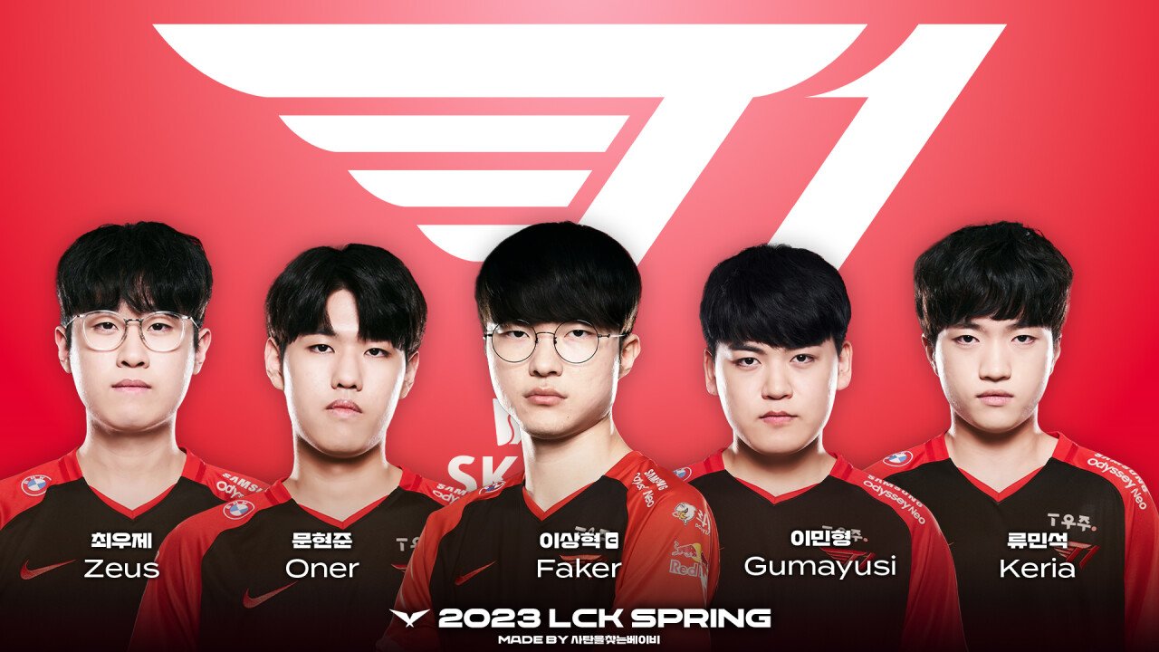 2023 LCK 스프링 T1 로스터