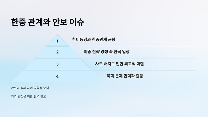 한중 관계와 안보 이슈