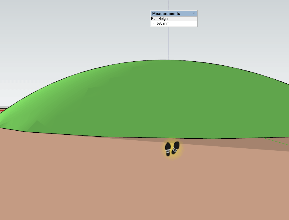 walk 도구 펑션키 alt 사용하는 모습
