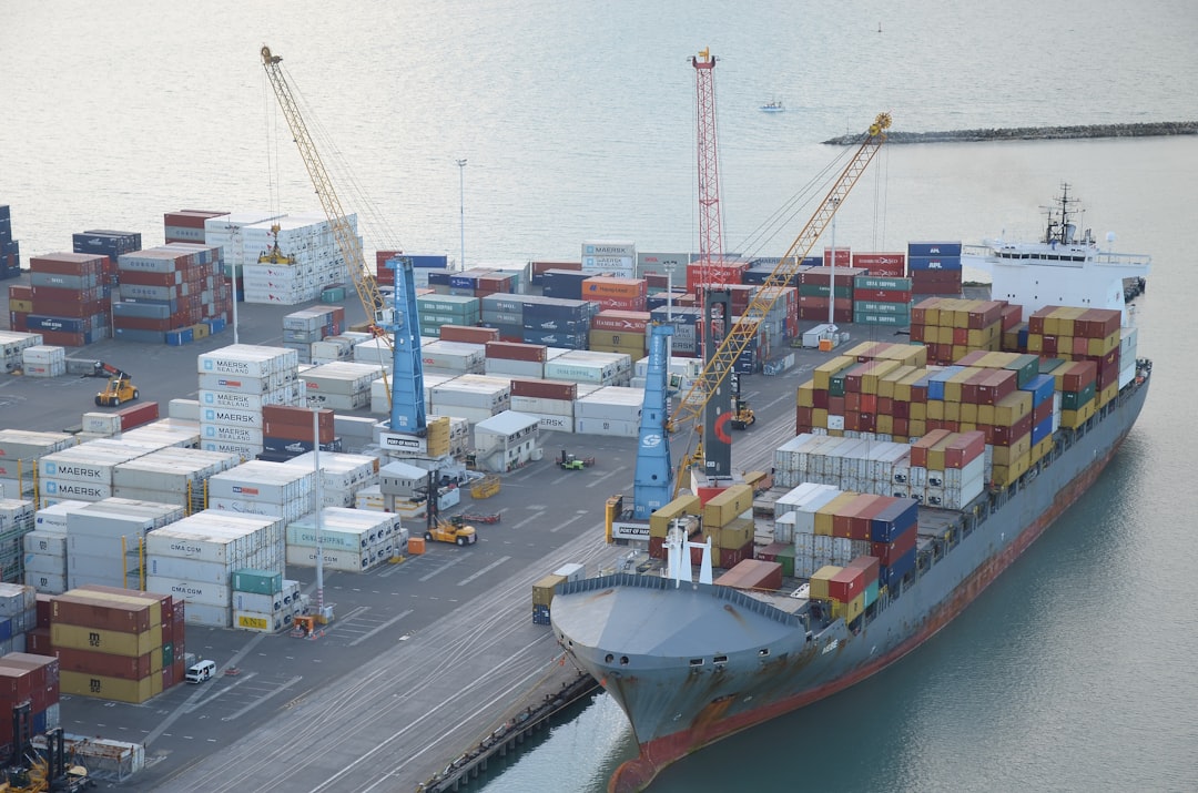 Cargo ship.