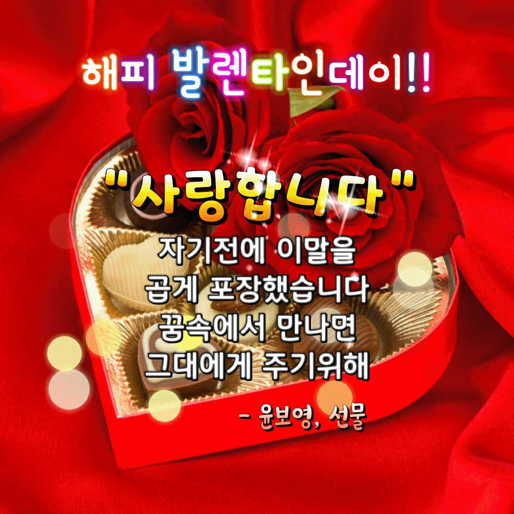 발렌타인데이 초콜릿(2/14) 210