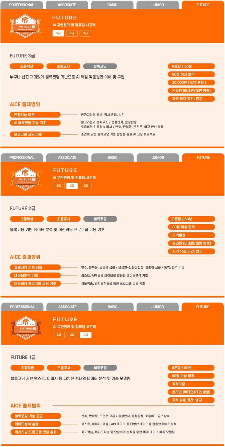 AICE는-3급에서-1급까지-존재하며-각-급수별-수학내용에-차이가-있다.