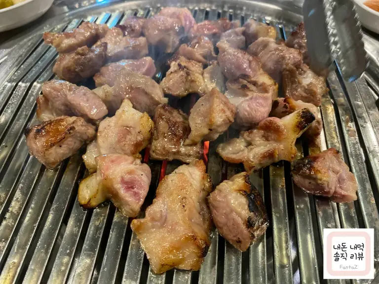 [신논현역 맛집] 대포집 돼지고기 특수부위로 저렴하게 회식하기 내돈내먹 솔직후기 (삼겹살 180g - 15&#44;000원)