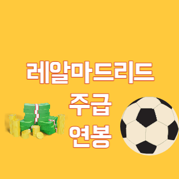 레알마드리드주급연봉