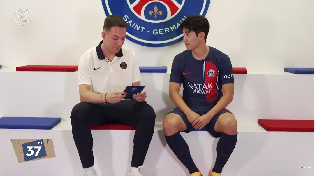  이강인 PSG 이적 인터뷰, 75초 일문일답 모음 / Q&A