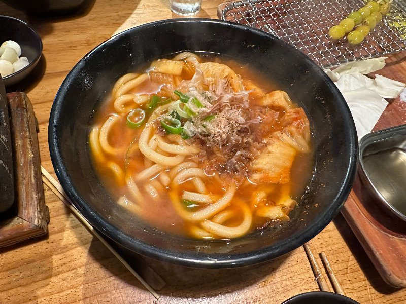 김치 우동