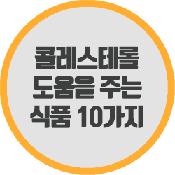  콜레스테롤 관리에 도움을 주는 식품 10가지