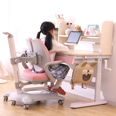  에스메라다 어린이 초등학생 바른자세 높이조절 책상 의자 세트 기본형 후기