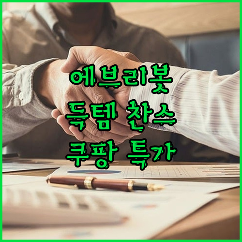 ✨ 에브리봇 로봇청소기 득템 찬스! 