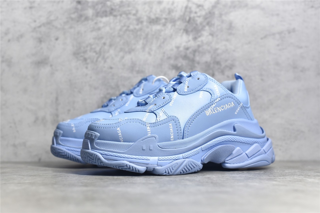  [BALENCIAGA] SG 발렌시아가 올오버 로고 트리플 S 스니커즈 536737W2FA14090