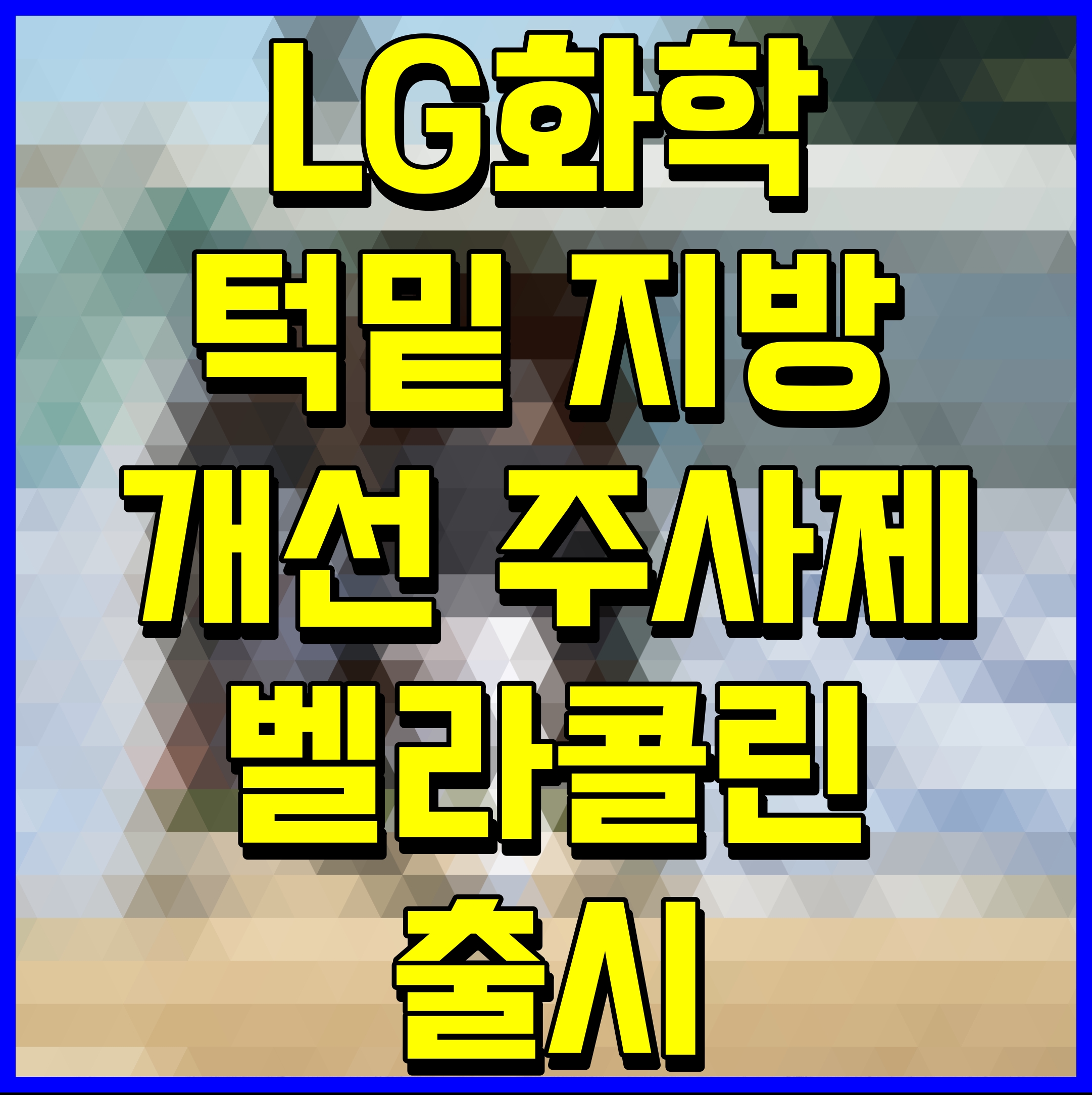 LG화학 턱밑 지방 개선 주사제 벨라콜린 출시