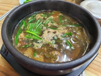 해장국 수제비