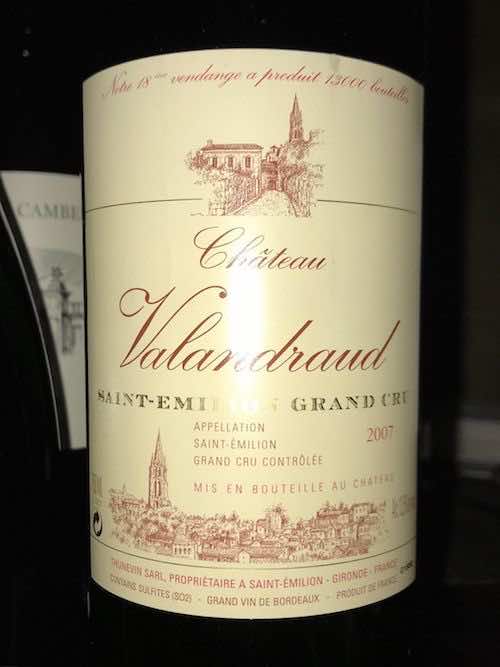 Chateau Valandraud 2007