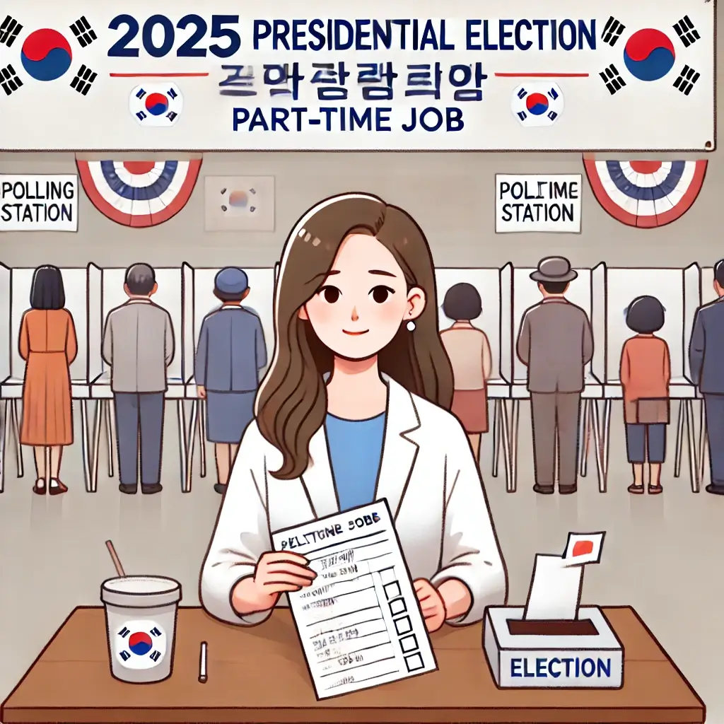 2025 대통령선거 알바 신청 방법! 최대 하루 13만원!?
