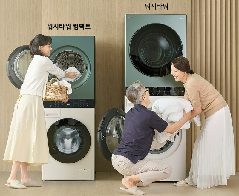  LG 워시타워 컴팩트 VS 워시타워 24kg 비교
