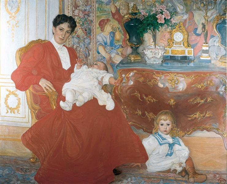 칼 라르손(Carl Larsson), 스웨덴, 미술가, 1853-1919