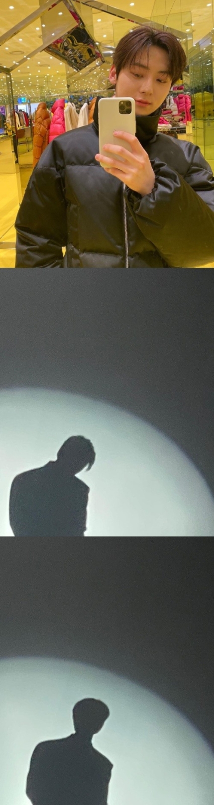  황민현, 그림자까지 잘생겼네! 역시 조각미남[사진]