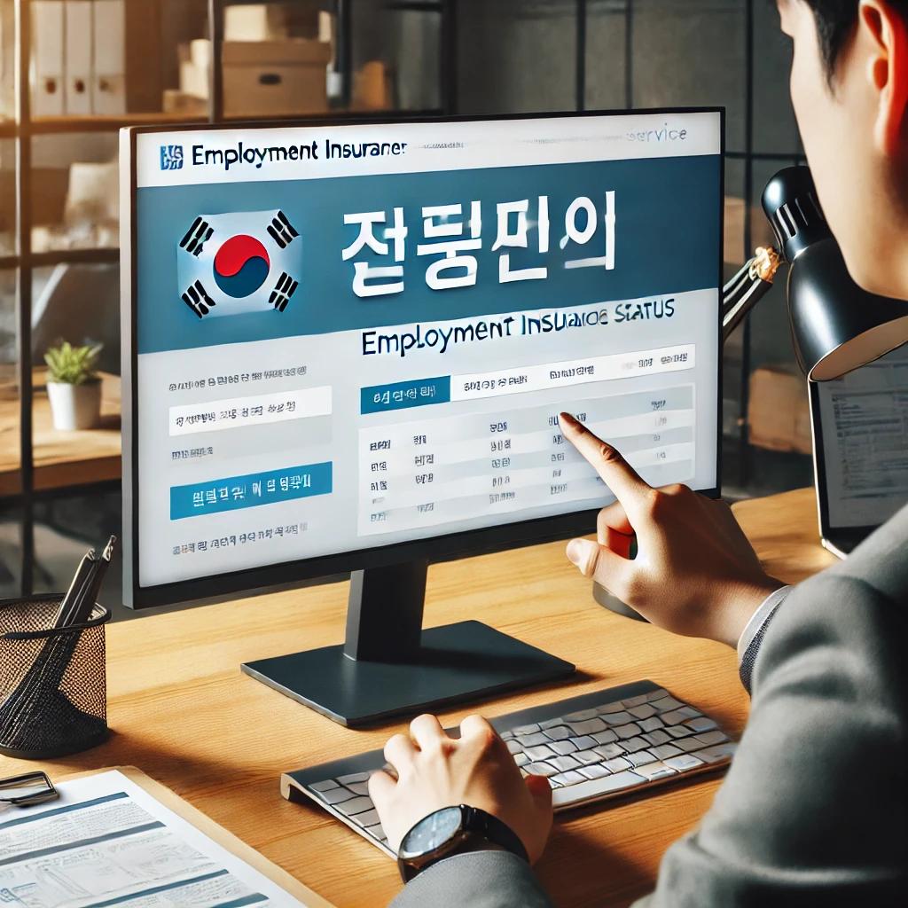 고용보험 확인