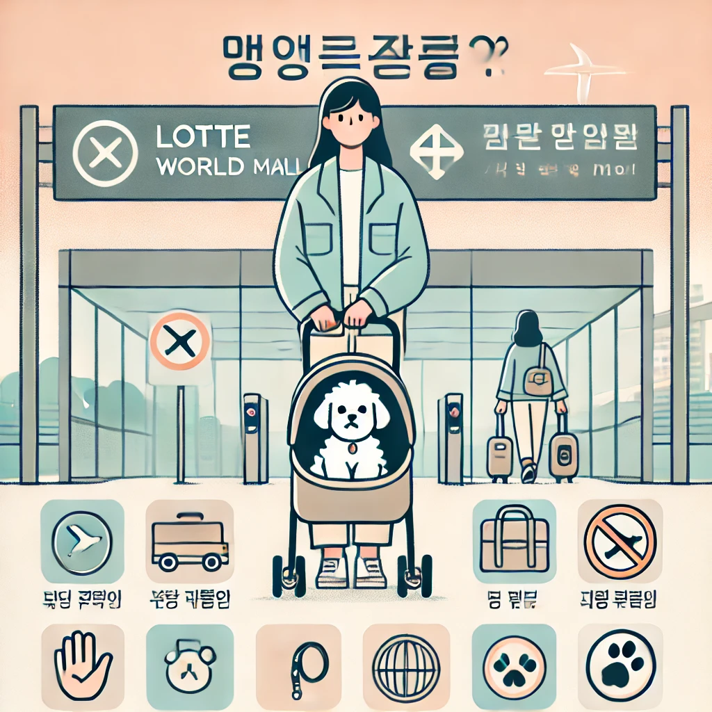 롯데월드몰 반려동물 동반&amp;#44; 롯데월드몰 반려동물 규정 1