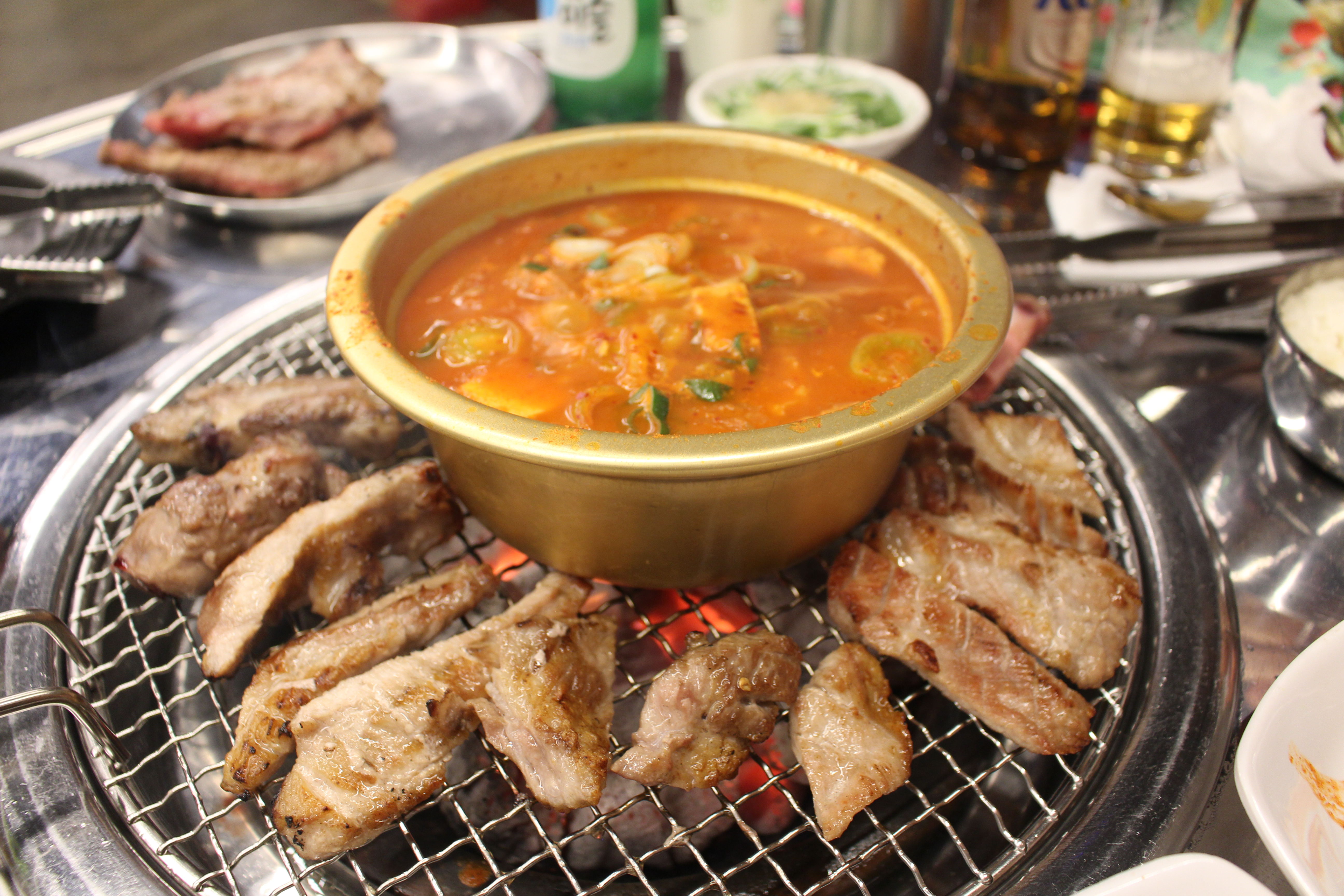  모임 장소로 좋은 오리역 맛집 왕고집참숯구이~